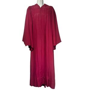 vintage er moore co burgundy choir pulpit gown
